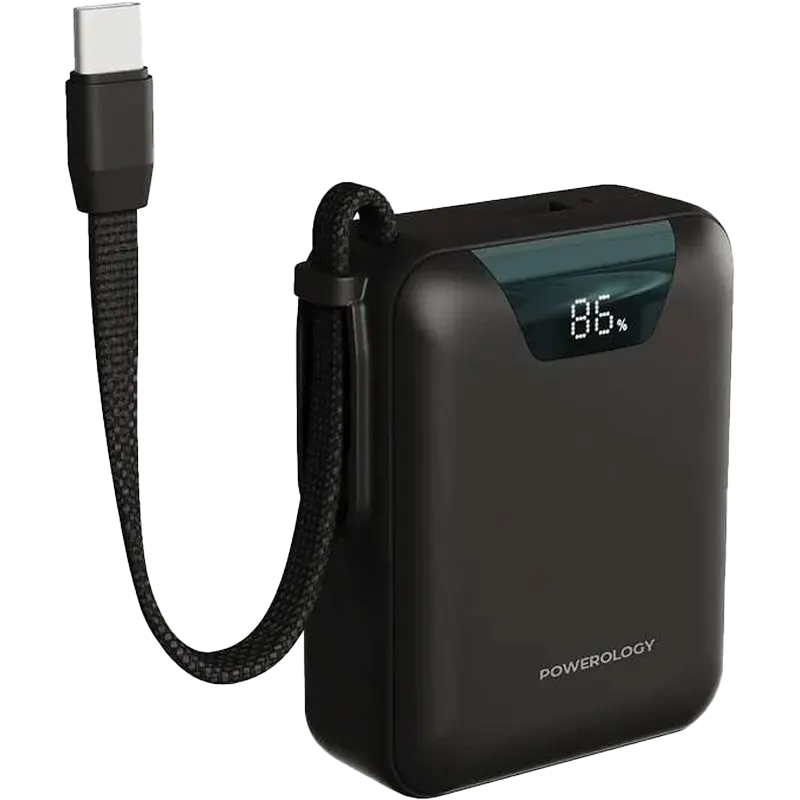 Powerology York SuperMini 10000mAh Powerbank with PD 22.5W & Built-in Type-C 1 Mascom International.webp